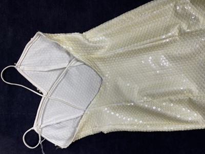 Lot 175 - A Franck Joseph Bastille 'Ghost of the Titanic' evening dress and stole, circa 1991