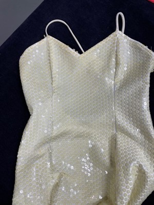 Lot 175 - A Franck Joseph Bastille 'Ghost of the Titanic' evening dress and stole, circa 1991