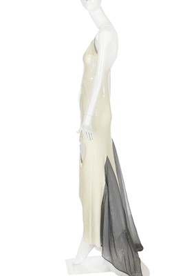 Lot 175 - A Franck Joseph Bastille 'Ghost of the Titanic' evening dress and stole, circa 1991