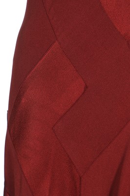 Lot 172 - A John Galliano bias-cut evening gown, 'Charles James' collection, Spring-Summer 1989