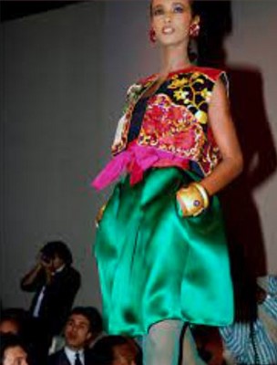 Lot 148 - A fine Bill Blass 'Matisse' cocktail ensemble, Spring-Summer 1988