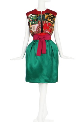 Lot 148 - A fine Bill Blass 'Matisse' cocktail ensemble, Spring-Summer 1988