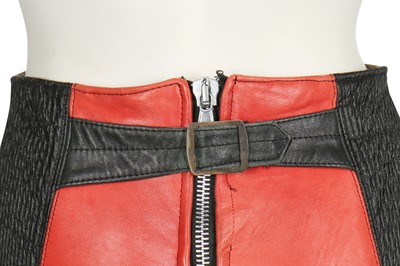 Lot 150 - A Jean Paul Gaultier leather pencil skirt, 'Russian Constructivist' collection, Autumn-Winter 1986-87
