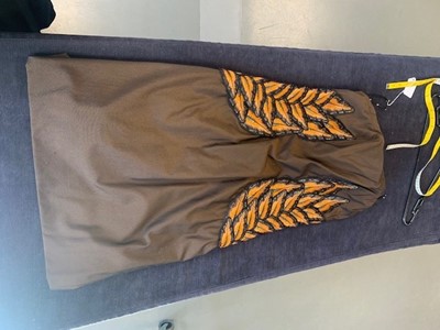 Lot 409 - A Givenchy by Alexander McQueen changeant silk-wool cocktail dress, Spring-Summer 1998