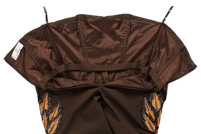 Lot 409 - A Givenchy by Alexander McQueen changeant silk-wool cocktail dress, Spring-Summer 1998