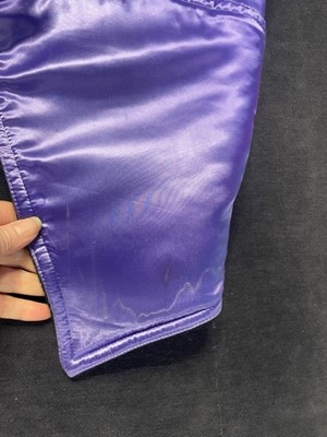 Lot 182 - A rare Kansai Yamamoto purple satin bomber jacket, 1980s