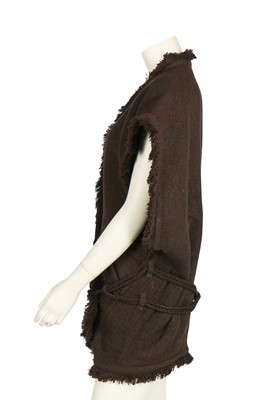 Lot 178 - An Issey Miyake 'mushiro' cotton/wool waistcoat, Autumn-Winter 1984