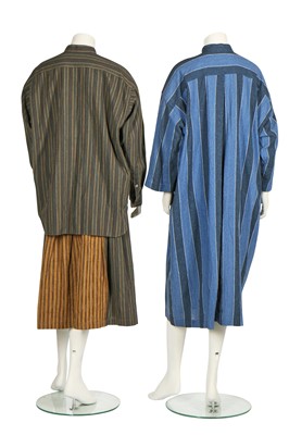 Lot 178 - An Issey Miyake 'mushiro' cotton/wool waistcoat, Autumn-Winter 1984