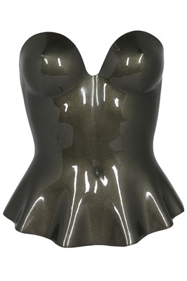 Lot 176 - A rare Issey Miyake moulded acrylic breastplate/bustier, Autumn-Winter 1980-81