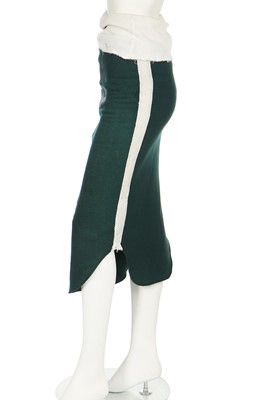 Lot 166 - A Vivienne Westwood/Malcolm McLaren and Keith Haring patterned cotton-jersey skirt, 'Witches' collection, Autumn-Winter 1983-84