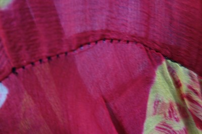 Lot 139 - A Thea Porter printed chiffon evening gown, 1970s