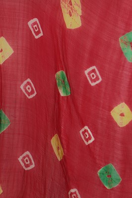 Lot 139 - A Thea Porter printed chiffon evening gown, 1970s
