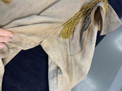 Lot 157 - A rare Vivienne Westwood/Malcolm McLaren pig-skin leather jacket, 'Pirate' collection, Autumn-Winter 1981-82