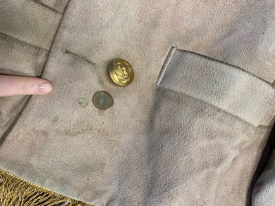Lot 157 - A rare Vivienne Westwood/Malcolm McLaren pig-skin leather jacket, 'Pirate' collection, Autumn-Winter 1981-82