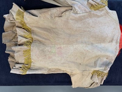 Lot 157 - A rare Vivienne Westwood/Malcolm McLaren pig-skin leather jacket, 'Pirate' collection, Autumn-Winter 1981-82
