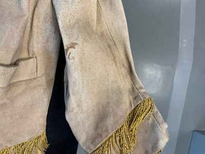 Lot 157 - A rare Vivienne Westwood/Malcolm McLaren pig-skin leather jacket, 'Pirate' collection, Autumn-Winter 1981-82