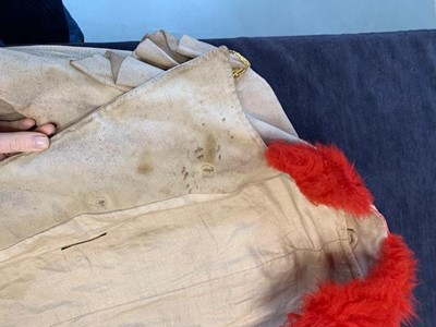 Lot 157 - A rare Vivienne Westwood/Malcolm McLaren pig-skin leather jacket, 'Pirate' collection, Autumn-Winter 1981-82