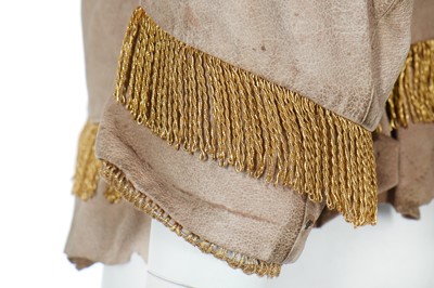 Lot 157 - A rare Vivienne Westwood/Malcolm McLaren pig-skin leather jacket, 'Pirate' collection, Autumn-Winter 1981-82