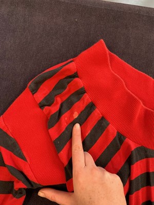 Lot 153 - A BodyMap striped cotton dress, probably 'Cat in the Hat...', Autumn-Winter 1984