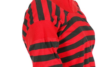 Lot 153 - A BodyMap striped cotton dress, probably 'Cat in the Hat...', Autumn-Winter 1984