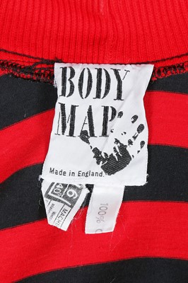 Lot 153 - A BodyMap striped cotton dress, probably 'Cat in the Hat...', Autumn-Winter 1984