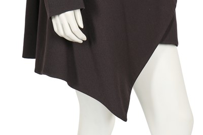 Lot 171 - A John Galliano dark-aubergine wool jacket, 'Hairclips' collection, Autumn-Winter 1988-89