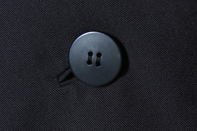Lot 171 - A John Galliano dark-aubergine wool jacket, 'Hairclips' collection, Autumn-Winter 1988-89