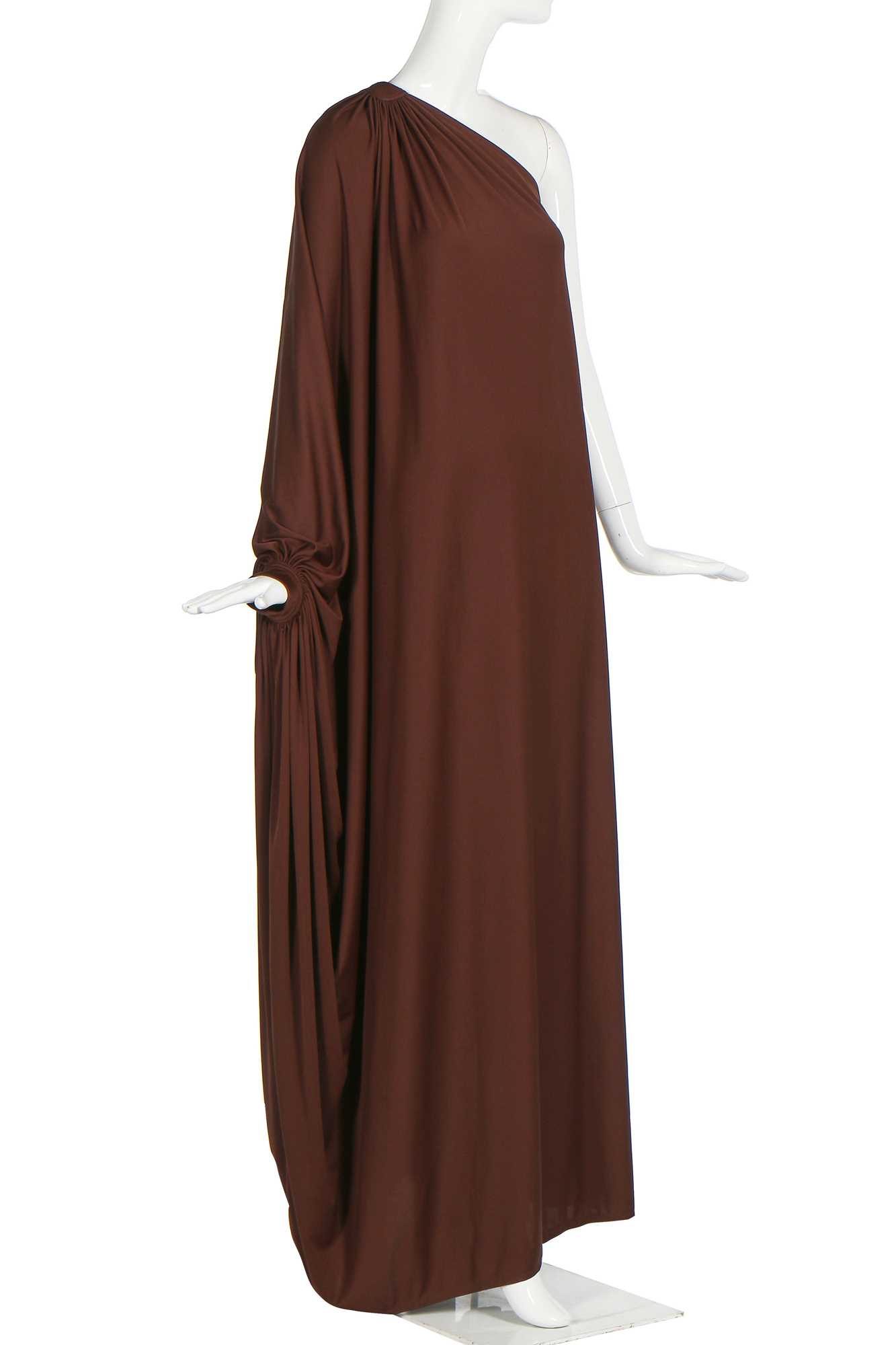Lot 131 - Two Yuki draped jersey evening dresses, 1976