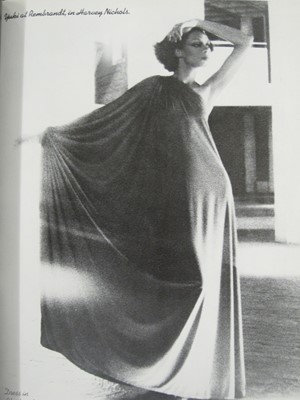 Lot 131 - Two Yuki draped jersey evening dresses, 1976
