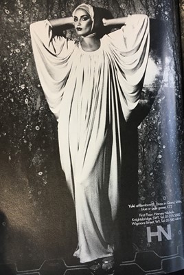 Lot 131 - Two Yuki draped jersey evening dresses, 1976