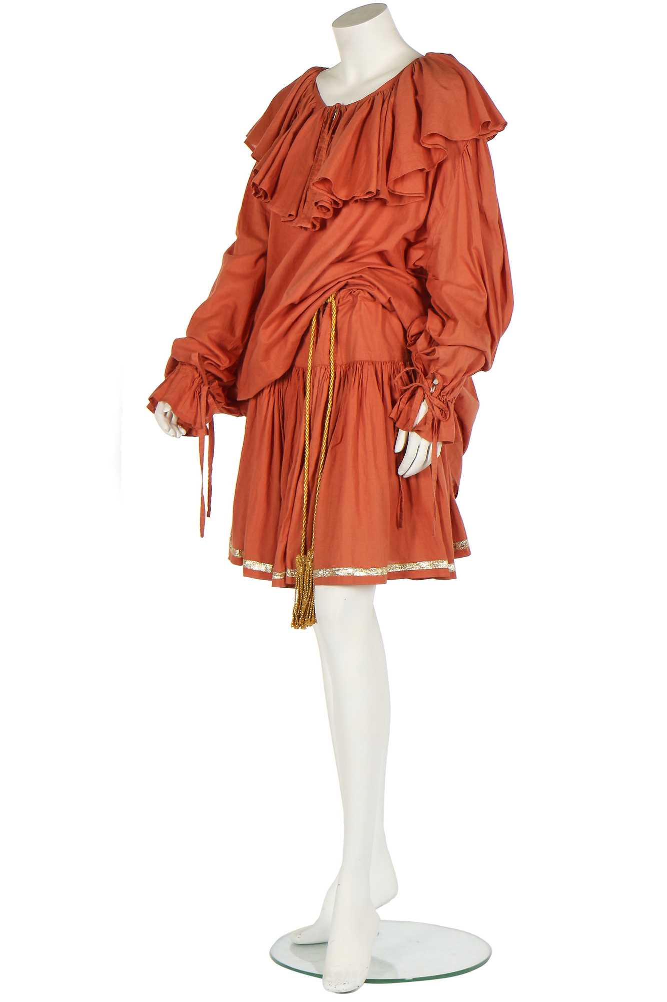 Lot 155 - A rare Helen Robinson for PX cotton ensemble, early 1980s