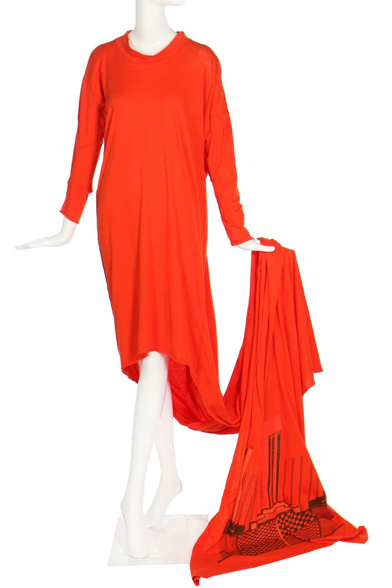 Lot 161 - A Westwood/McLaren 'Nostalgia of Mud' (Buffalo) toga dress, Autumn-Winter 1982-83