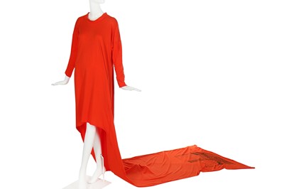 Lot 161 - A Westwood/McLaren 'Nostalgia of Mud' (Buffalo) toga dress, Autumn-Winter 1982-83