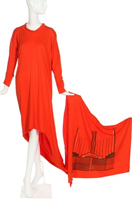 Lot 161 - A Westwood/McLaren 'Nostalgia of Mud' (Buffalo) toga dress, Autumn-Winter 1982-83