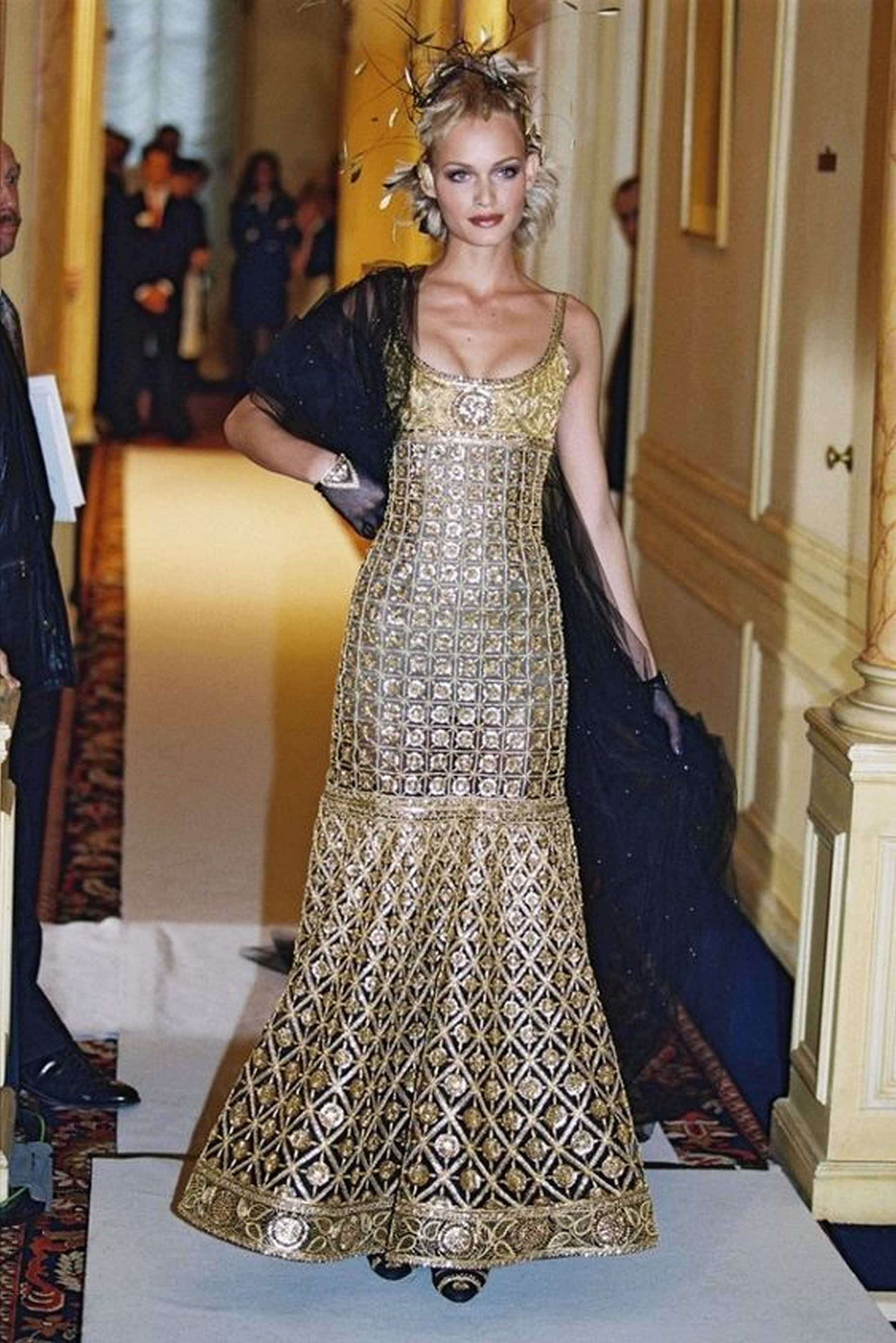 Lot 218 - A fine Chanel couture by Karl Lagerfeld gold