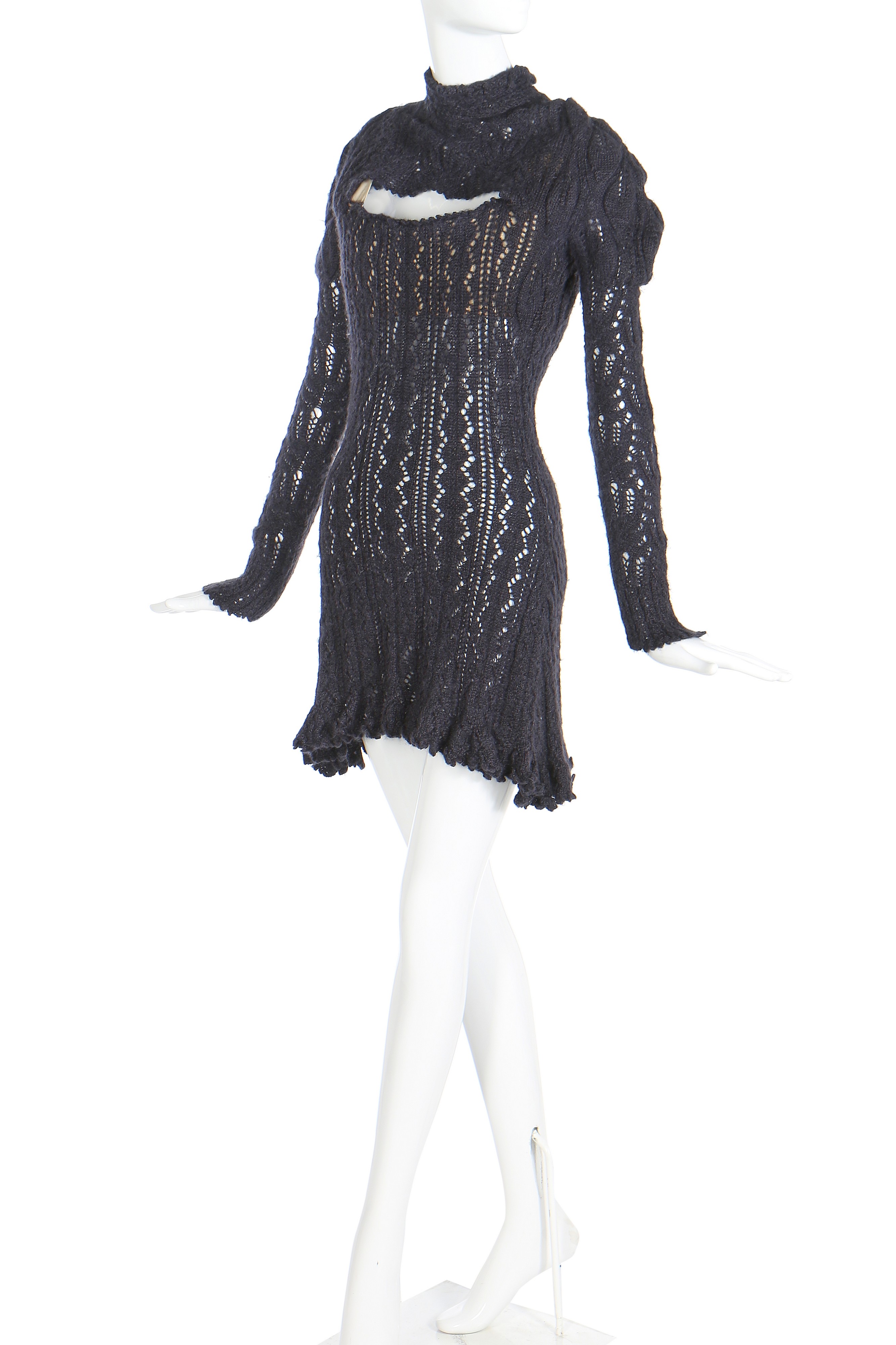 Lot 205 - A Vivienne Westwood lace knit corset dress, '