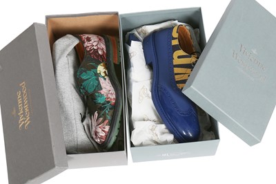 Lot 110 - Two Pairs of Vivienne Westwood men's shoes, 2017-18