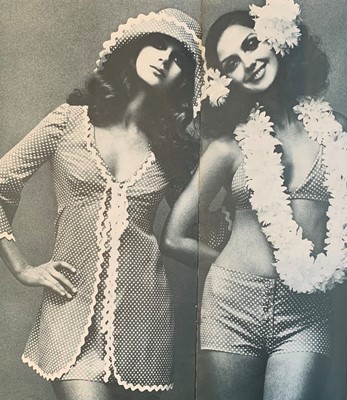 Lot 119 - A Biba pale lavender and white polka-dot cotton bikini, 1969