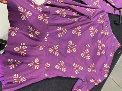 Lot 118 - A group of Biba clothing in shades of purple and brown, 1960s-1970s