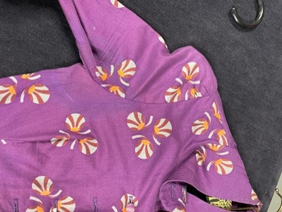 Lot 118 - A group of Biba clothing in shades of purple and brown, 1960s-1970s