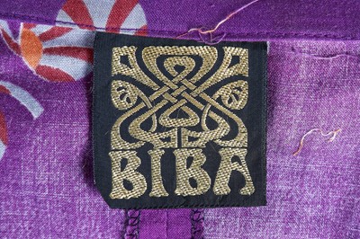 Lot 118 - A group of Biba clothing in shades of purple and brown, 1960s-1970s