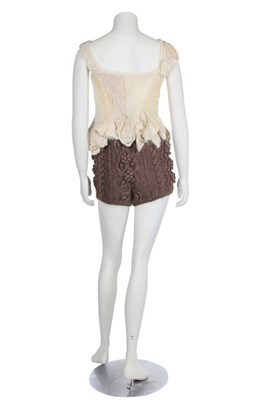 Lot 203 - A Comme des Garçons Tao Kurihara knitted and crocheted ensemble, Spring-Summer 2006
