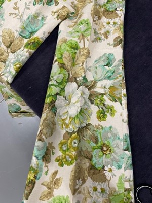 Lot 117 - A good group of Biba in shades of apple-green and brown, 1960s-1970s