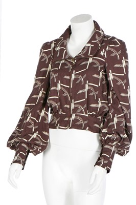 Lot 117 - A good group of Biba in shades of apple-green and brown, 1960s-1970s