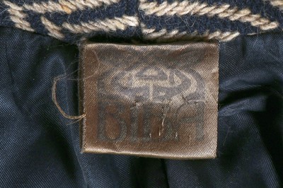 Lot 123 - A good Biba swing coat of chevron-weave herringbone tweed, circa 1974