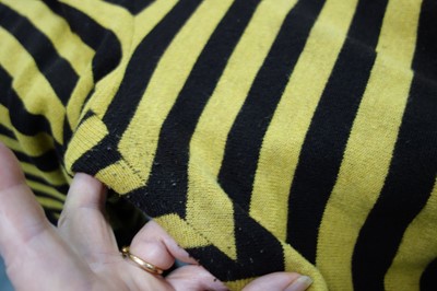 Lot 122 - A good Biba striped wool-jersey two-piece ensemble, early 1970s