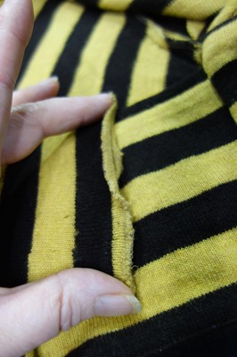 Lot 122 - A good Biba striped wool-jersey two-piece ensemble, early 1970s