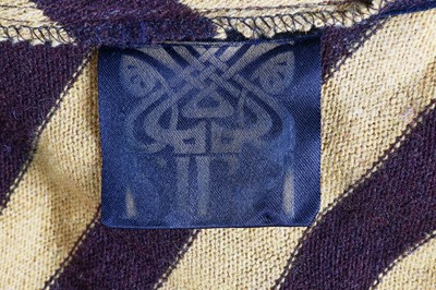 Lot 122 - A good Biba striped wool-jersey two-piece ensemble, early 1970s