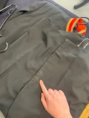 Lot 202 - A Blades of Savile Row gentleman's military-style dress tunic and suit, 1970s