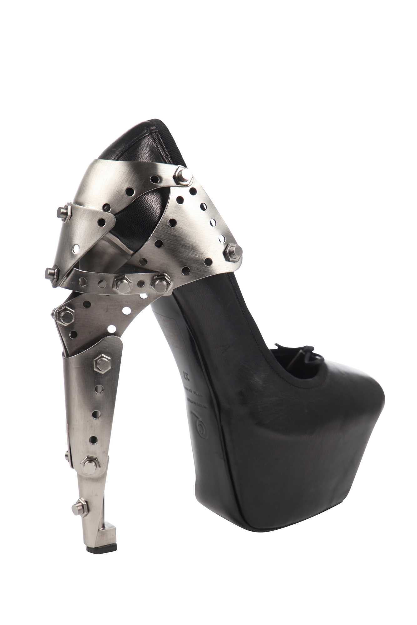 Lot 430 - A rare pair of Alexander McQueen 'Shipwreck' ballet shoes, 'Plato's Atlantis' collection, Spring-Summer 2010